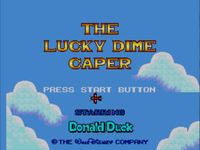 une photo d'Ã©cran de The Lucky Dime Caper Starring Donald Duck sur Sega Master System